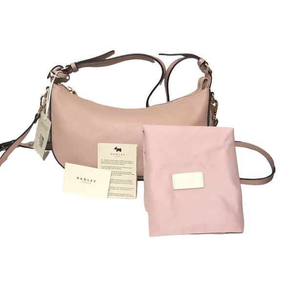 RADLEY LONDON Summerstown Small Zip Top Multiway Bag - PRAIRIE PINK - Picture 6 of 10
